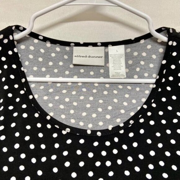 Alfred Dunner Spring Bliss Blouse Large Multicolor Layered Semi Sheer $50 NWT - Picture 6 of 9